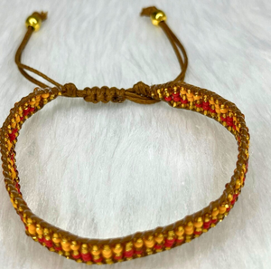 Friendship <b>Bracelet</b> or <b>Anklet</b> Chevron - Colorful - String - Trendy - *CUSTOMIZABLE* - Product Image 4