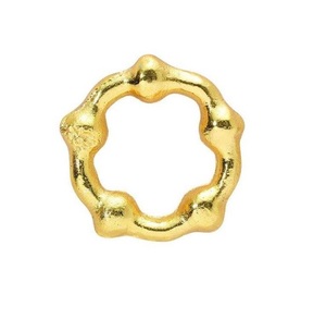 Anillo para Servilletas con Diseño de Copo de Nieve para Navidad, Chapado en Oro, Hecho a Mano, Estilo Moderno Premium, Nuevo Anillo para Servilletas de Metal Navideño - Product Image 6