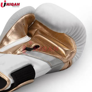 Vente en gros Gants MMA professionnels en cuir PU 8oz 12oz Logo personnalisé imprimé poinçonnage boxe antidérapant adulte hauts arts martiaux - Product Image 5