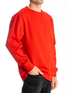 Prix bon marché de haute qualité des sweats à col rond pour hommes en couleur rouge Qualité fine - Product Image 5