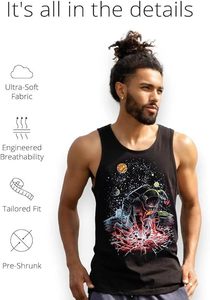 Camisetas sin Mangas Casuales Premium para Hombre, de Algodón/Poliéster, Tejidas, Transpirables, con Patrón Liso, Marca Privada, Ropa de Playa para Verano - Product Image 3