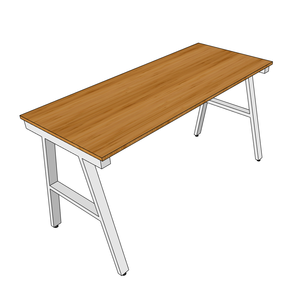 BFAB003-โต๊ะไม้ไผ่ 140x60 ซม. พร้อมขาเหล็กประกอบสำเร็จ วัสดุไม้และโลหะ - Product Image 6