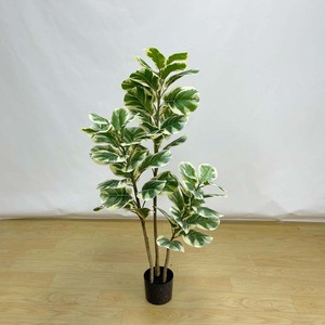 Lyrata Ficus, Albero Bonsai Artificiale Decorativo da Interno con Foglie a Violino - Product Image 2