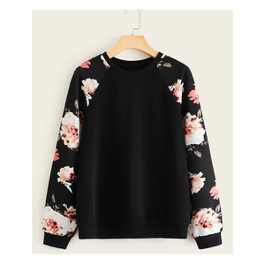 Sudaderas de Algodón de Manga Larga Bordadas con Logotipo Personalizado de Alto Rendimiento para Mujer, Ropa de Punto de Moda para Otoño e Invierno - Product Image 2