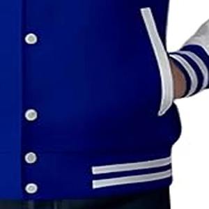 แจ็คเก็ตเลตเตอร์แมนสไตล์วาร์ซิตี้สำหรับผู้ชาย ดีไซน์เองได้ สำหรับฤดูใบไม้ร่วงและฤดูหนาว พร้อมงานปักลายตามสั่งด้านหน้า  โพสต์โดย Dress Sports - Product Image 3