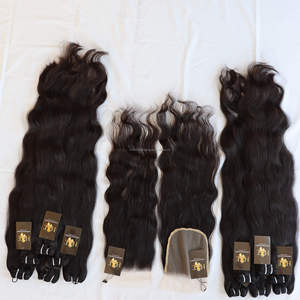 มัดผมขนมิงค์แท้พร้อมที่ปิดลูกไม้แบบ100% อินเดีย - Product Image 1