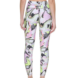 Vêtements de yoga Gym Leggings imprimés doux pour femmes Fournisseur Sport Leggings sans couture Logo personnalisé Vêtements de fitness Collants de sport - Product Image 4