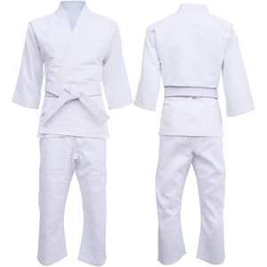 Meilleure vente Kimono léger en coton pour karaté jiu jitsu, ensembles d'uniformes à manches longues personnalisables pour arts martiaux - Product Image 1