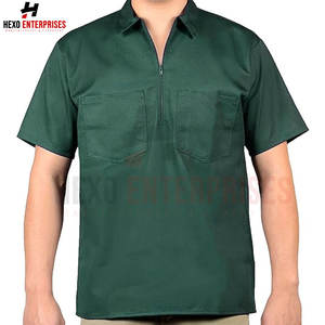 Premium Quality Custom Logo Cotton <b>Half</b> Zipper T Shirt High Quality <b>Half</b> Zipper T Shirt for <b>Men</b> 100% Cotton <b>Half</b> Zipper T Shirt - Product Image 2