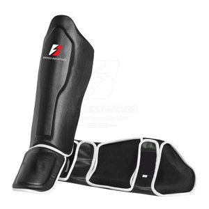 Protège-tibias de boxe de haute qualité, protection des pieds, protège-tibias en cuir 2026 - Product Image 3