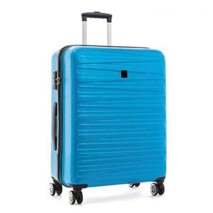 ABS Hard 38x22x55 cm carrello portabagagli a mano 4 ruote con maniglia telescopica per viaggi d'affari - Product Image 1