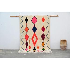 Tapis marocains faits main en laine, authentiques tapis berbères, laine naturelle, artisanat artisanal, taille et couleurs personnalisables, haute qualité - Product Image 2