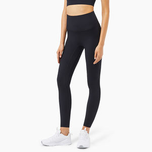 Nuevo Lulu Skin-friendly cintura elástica Anti-rizado Hip Scrunch Butt Lift Fitness Super suave cintura alta Yoga Leggings para mujeres - Product Image 5
