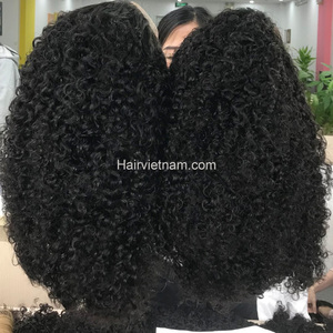 Pelucas de Cabello Humano 100% Crudo y Rizado con Encaje Frontal Peluca de Encaje Completo Virgen con Alineación de Cutícula - Product Image 3