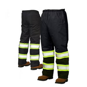 Pantalones de Trabajo de Seguridad Industrial Fluorescentes de Alta Visibilidad, Impermeables, ANSI Clase 1, con Logotipo Personalizado, Hechos a Medida, OEM - Product Image 1