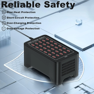 Sạc <span class=keywords><strong>USB</strong></span>, cinlinso 30 cổng 150W(30A) <span class=keywords><strong>USB</strong></span> Trạm Sạc đa cổng <span class=keywords><strong>USB</strong></span> <span class=keywords><strong>HUB</strong></span> sạc với thông minh phát hiện cho nhiều thiết bị - Product Image 4