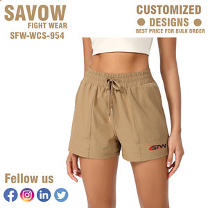 OEM Custom Logo Cotton Fleece Gym Sport Loose Running Jogger Sweat Blank French Terry <b>Shorts</b> for <b>Women</b> - Product Image 5