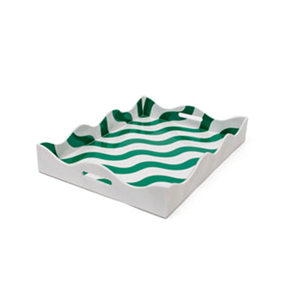 Beautiful Design Handmade Red Rectangular Striped Lacquer Serving Tray for <b>Festival</b> <b>Top</b> Trending Vietnam Wholesale Lavihexco - Product Image 2