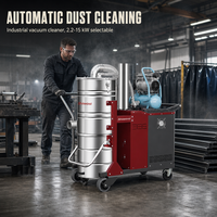 Aspirateur industriel cyclonique X9 pour l'extraction de poussière en atelier, nettoyage automatique de la poussière