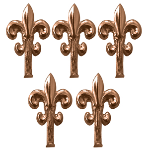 Ganci per telai Giglio 5 pezzi 48 mm in ottone - Product Image 1