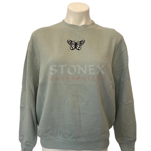 Ropa de Mujer Otoño e Invierno Sudadera Informal de Color Sólido para Mujer Manga Larga Venta al por Mayor - Product Image 1