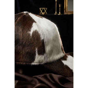 Gorra de Béisbol Clásica de Cuero Vacuno, Unisex, de 5 Paneles con Visera Curva - Product Image 5
