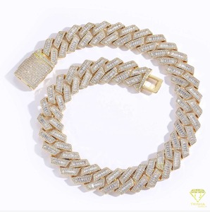 Chaîne de créateur en argent sterling 925 de qualité supérieure avec diamant moissanite pour un usage quotidien et des occasions spéciales - Product Image 4