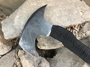 Hache en acier à haute teneur en carbone 1095, enveloppée de corde - Product Image 2