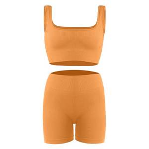 Conjuntos de entrenamiento para mujer Ropa de yoga Correr al aire libre Fitness Ropa deportiva ajustada Conjuntos de ropa atlética para mujer - Product Image 3