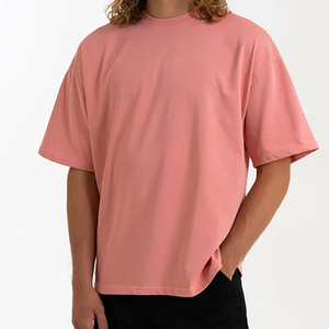 Wholesale 100% cotton T-shirt for men loose fit printed Custom T Shirt for Men <b>Blank</b> Heavy <b>Weight</b> Oversized T shirt Men's - Product Image 6