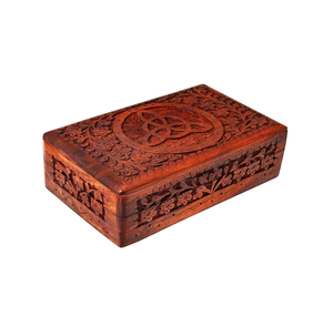 Boîte de rangement décorative en bois de bonne qualité organisateur de bijoux personnalisé en gros pour l'organisation de stockage de bureau de cuisine à domicile - Product Image 4