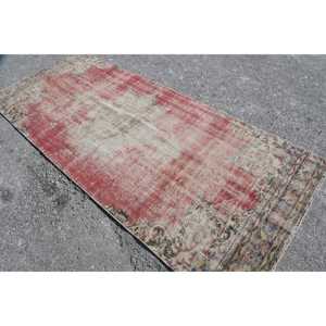 Tapis turc vintage 3,9 x 9,6 pieds, tapis d'intérieur, tapis persan rouge - Product Image 4