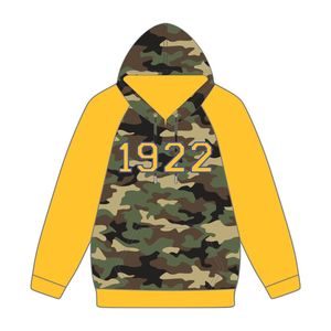 Sorority 1922, suéter informal de invierno para mujer, mangas raglán delanteras, letras bordadas, jersey de fondo Flexible, sudaderas con capucha Divine Nine 100% - Product Image 2