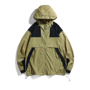 Logo personnalisé de haute qualité à manches longues Zip coupe-vent veste de pêche en plein air été hommes veste décontractée avec poches - Product Image 1