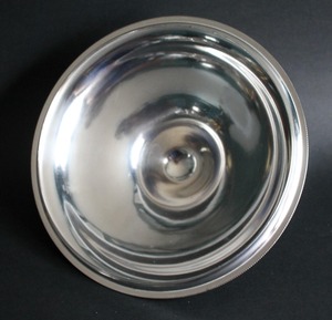 Casserole élégante en métal argenté avec couvercle et poignées pour servir les plats chauds, le curry, le riz, les sauces et la cuisine à domicile - Product Image 6