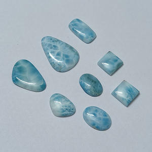 8 piezas de Larimar Natural de 16mm a 37x25mm Rectángulo Oval cuadrado Fancy Cabochon 128,35 Cts Iroc Ventas Piedra de alta calidad US $58,67 - Product Image 6