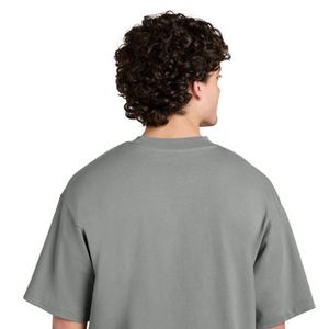 Camiseta Gris Extra Grande Personalizada para Hombre, 100% Algodón, Hombros Caídos, Camiseta Lisa para Impresión de Logotipo Personalizado, Impresión en Pantalla, DTG, OEM - Product Image 4