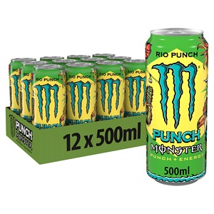 Boisson Énergisante Monster Energy Drink, Boisson Rafraîchissante, Boisson Légèrement Gazeuse, Pack de Canettes - Product Image 4