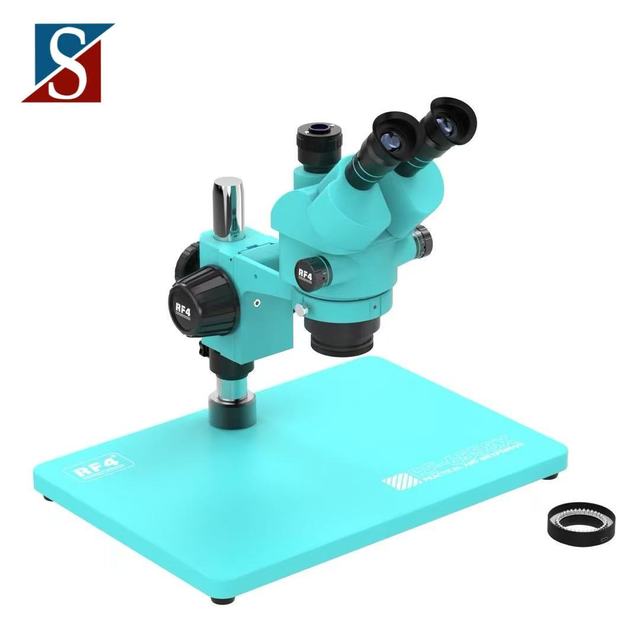 RF-YCS6558X 6.5-58 Continuous Zoom with Large Base  Trinocular Electron Microscope for Laboratory Mobile Phone Repair