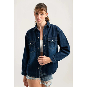 Nouveautés Mode Hiver : Veste en Jean Vintage pour Femme à Manches Longues et Boutons, Doublure en Fourrure Synthétique, Personnalisable et Abordable - Product Image 5