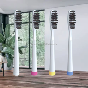Cool-Tone Sleek Electric <b>Toothbrush</b> <b>Head</b> Subtle Color for Hotel <b>Toothbrush</b> Replacement - Product Image 1