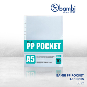 Bambi <span class=keywords><strong>A5</strong></span> trong suốt PP tài liệu Pocket 0.10 mét nhựa mạnh mẽ tay áo cho tổ chức giấy tờ và tài liệu 5022 - Product Image 2