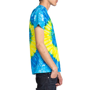 Nuevas camisetas personalizadas 100% de algodón para hombre, camisetas holgadas con tinte de corbata, camisetas transpirables y de secado rápido para hombre a la venta a bajo precio - Product Image 5