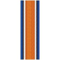 Vente en gros OEM de rubans de médailles à rayures classiques Awards Custom Made Moire Ribbon avec des couleurs personnalisées