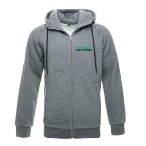100% respirant coton sur mesure hommes hiver extérieur sweat à capuche sweat ensemble multicolore thermique fermeture éclair Logo dernier teint uni - Product Image 1