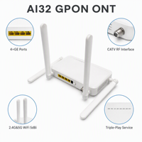 Unidad de Red Óptica Ai32 CATV OMCI ONU, Dispositivo Terminal de Fibra GPON con Puerto CATV para Red de Acceso de Banda Ancha FTTH