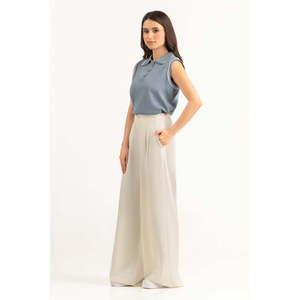 Camiseta Larga de Punto con Spandex Antiarrugas para Mujer, con Bolsillos, Cómoda, Transpirable, OEM/ODM, Marca Privada, Estilo Casual - Product Image 2