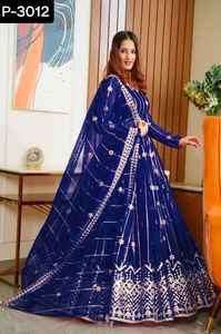 ชุดแต่งกายอินเดียดั้งเดิม lehenga choli เสื้อทำงานปักลายแฟนซีและลำดับเสื้อทำงานและลูกไม้ - Product Image 3