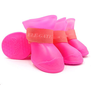 Stivali da Pioggia Classici e Carini per Animali Domestici - Scarpe in Pelle PVC Traspiranti e Impermeabili per Protezione delle Zampe, Stile Sportivo per Estate e Inverno - Product Image 2