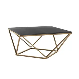 Stylish Look Luxury Center Table For Living Room Sofa Coffee Table Handmade Table With Marble Top Manufacturer From India